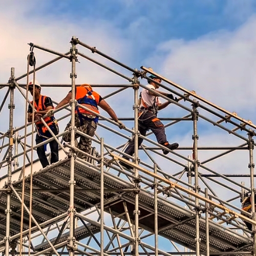 Construction Team at Work